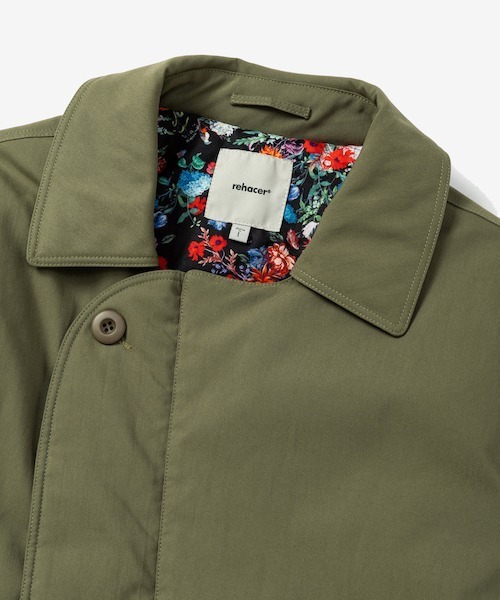 rehacer(レアセル)の「rehacer : Short Mods Jacket / ショートモッズジャケット(モッズコート・レディース・ブラック/カーキ・SMALL)」の4枚目の写真