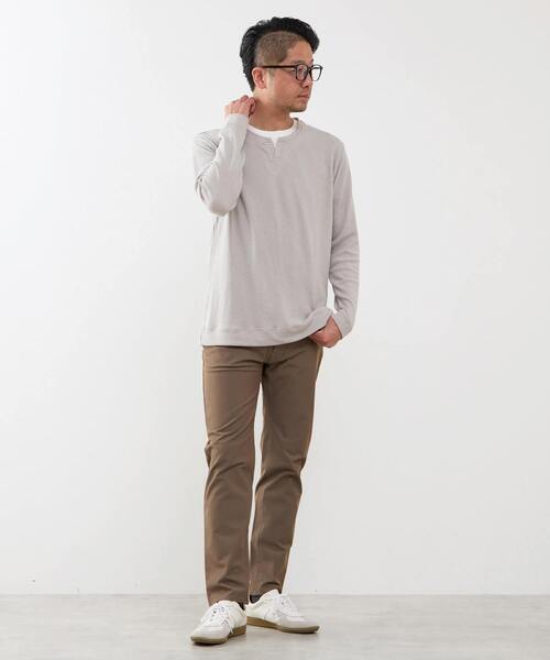 MEN'S MELROSE（メンズメルローズ）の「ドライナイロンシャンブレー 5ポケットパンツ（その他パンツ・メンズ・ブラック/グレー/ベージュ・3/2/5/4）」の15枚目の写真