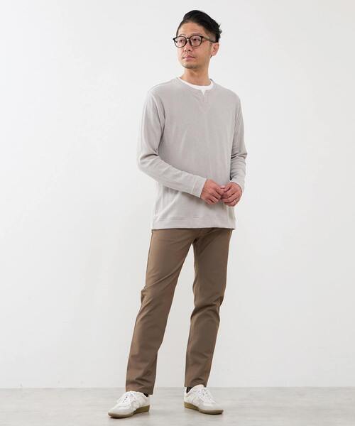 MEN'S MELROSE（メンズメルローズ）の「ドライナイロンシャンブレー 5ポケットパンツ（その他パンツ・メンズ・ブラック/グレー/ベージュ・3/2/5/4）」の16枚目の写真