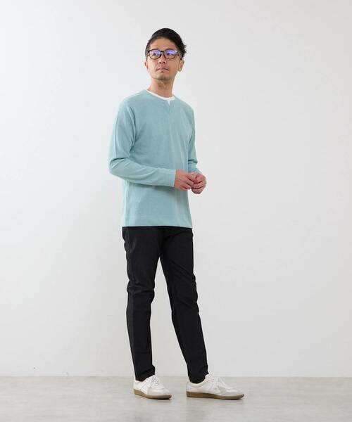 MEN'S MELROSE（メンズメルローズ）の「ドライナイロンシャンブレー 5ポケットパンツ（その他パンツ・メンズ・ブラック/グレー/ベージュ・3/2/5/4）」の19枚目の写真