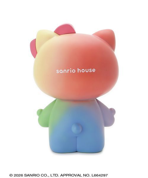 sanrio house（サンリオハウス）の「THE HELLO KITTY【pattern】9inch（フィギュア・レディース・シルバー/レッド/レインボー・F）」の5枚目の写真
