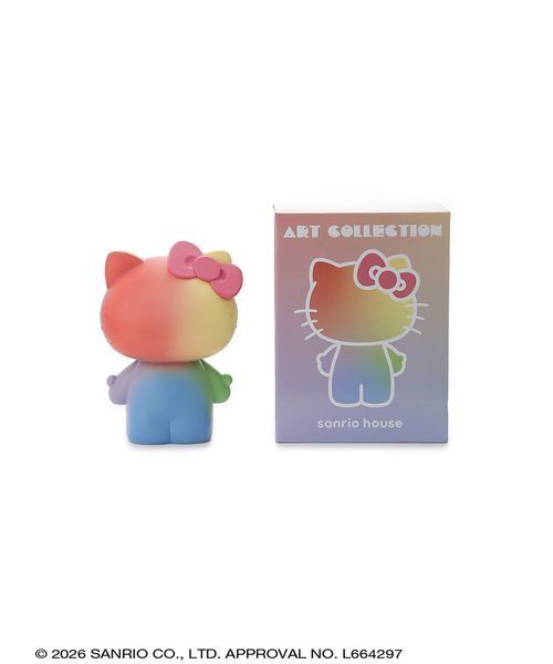 sanrio house（サンリオハウス）の「THE HELLO KITTY【pattern】9inch（フィギュア・レディース・シルバー/レッド/レインボー・F）」の8枚目の写真