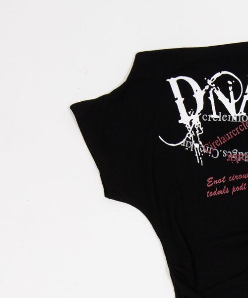 dispark(ディスパーク)の「DISPARK/ワンショルダーY2KグラフィックT(Tシャツ/カットソー・レディース・杢グレー/ブラック・FREE)」の18枚目の写真
