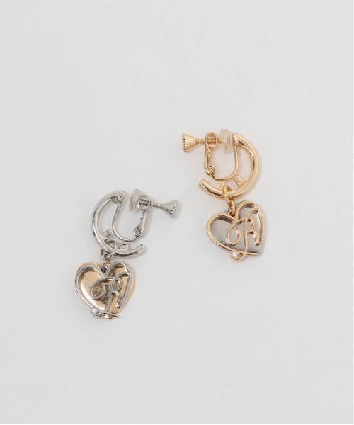 RANDA（ランダ）の「【Heart Collection】ハートフープイヤリング（イヤリング・レディース・シルバー/ゴールド・FREE）」の11枚目の写真
