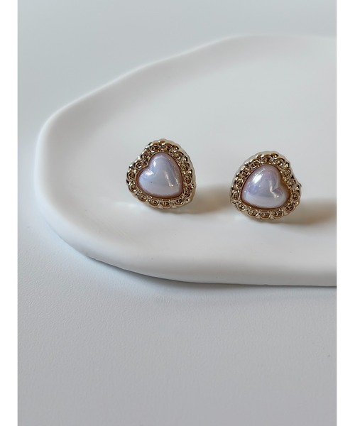 tone(トーン)の「【TOMEI LAB】ハート スカラップ ピアス(MA)(ピアス(両耳用)・レディース・その他・FREE)」の1枚目の写真