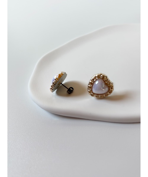 tone(トーン)の「【TOMEI LAB】ハート スカラップ ピアス(MA)(ピアス(両耳用)・レディース・その他・FREE)」の3枚目の写真