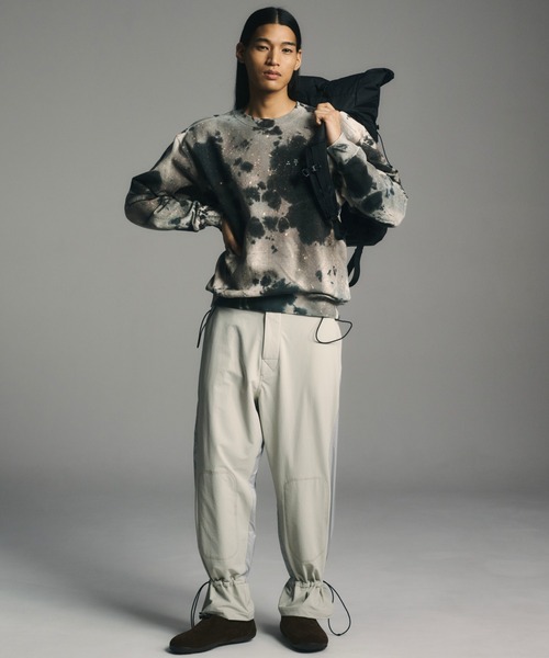 bal（バル）の「STORM FLEECE NYLON COMBINATION TRACK PANT（その他パンツ・メンズ・ブラック/チャコール/ベージュ・3/2/1）」の3枚目の写真