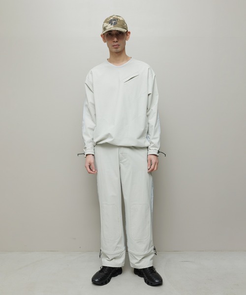 bal（バル）の「STORM FLEECE NYLON COMBINATION TRACK PANT（その他パンツ・メンズ・ブラック/チャコール/ベージュ・3/2/1）」の7枚目の写真