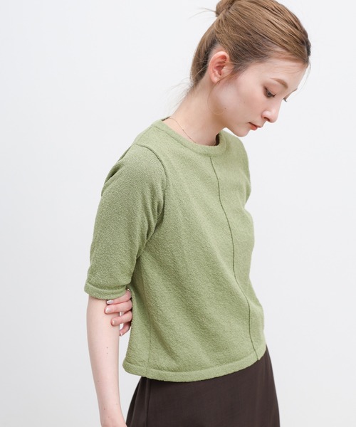 Centerline half‑sleeve relaxed smart T‑shirt — укороченная футболка с расслабленным кроем