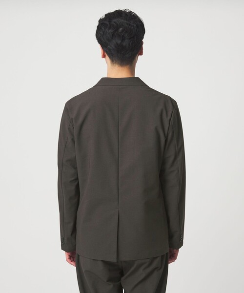 green label relaxing(グリーンレーベルリラクシング)の「ワープ ニット リラックス ジャケット -ストレッチ・吸水速乾-(テーラードジャケット・メンズ・ダークブラウン/ネイビー/グレー系・L/S/XL/M)」の10枚目の写真