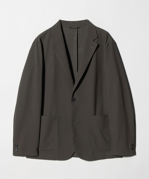 green label relaxing(グリーンレーベルリラクシング)の「ワープ ニット リラックス ジャケット -ストレッチ・吸水速乾-(テーラードジャケット・メンズ・ダークブラウン/ネイビー/グレー系・L/S/XL/M)」の11枚目の写真