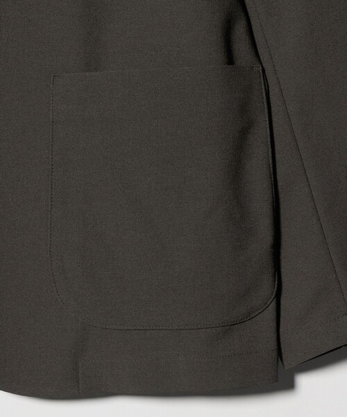 green label relaxing(グリーンレーベルリラクシング)の「ワープ ニット リラックス ジャケット -ストレッチ・吸水速乾-(テーラードジャケット・メンズ・ダークブラウン/ネイビー/グレー系・L/S/XL/M)」の15枚目の写真