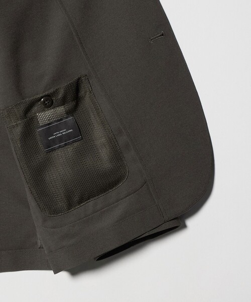 green label relaxing(グリーンレーベルリラクシング)の「ワープ ニット リラックス ジャケット -ストレッチ・吸水速乾-(テーラードジャケット・メンズ・ダークブラウン/ネイビー/グレー系・L/S/XL/M)」の18枚目の写真