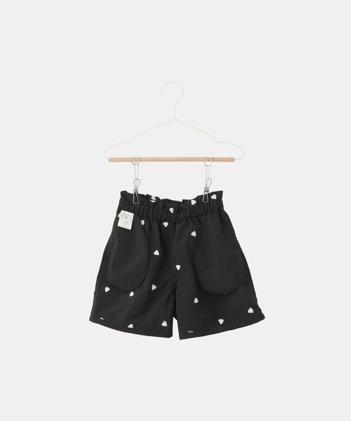 ROPE' PICNIC(ロペピクニック)の「【KIDS/キッズ】ハート刺しゅうナイロンキュロット(その他パンツ・キッズ・ベージュ/ブラック・150/140/130/120)」の12枚目の写真
