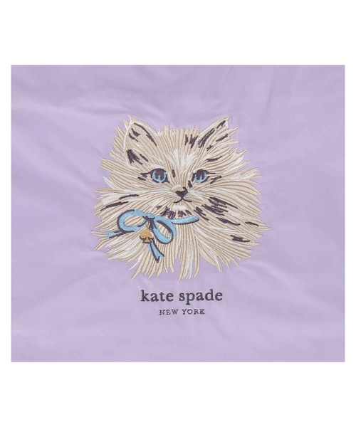 kate spade new york(ケイトスペード ニューヨーク)の「刺繍エコバッグ(トートバッグ・レディース・パープル・FREE)」の3枚目の写真