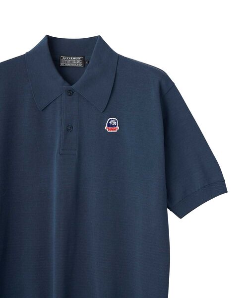 HYSTERIC GLAMOUR（ヒステリックグラマー）の「MULTI WOMANワッペン ポロシャツ（ポロシャツ・メンズ・ブラック/ネイビー/ブラウン・X-LARGE/LARGE/MEDIUM/SMALL）」の5枚目の写真