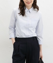【らくらくアイロン】らくらく伸縮7分袖シャツ