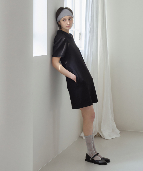 COVERNAT WOMAN（カバーナットウーマン）の「ウーマンパフカラワンピースブラック（ワンピース・レディース・その他・WM/WS）」の6枚目の写真