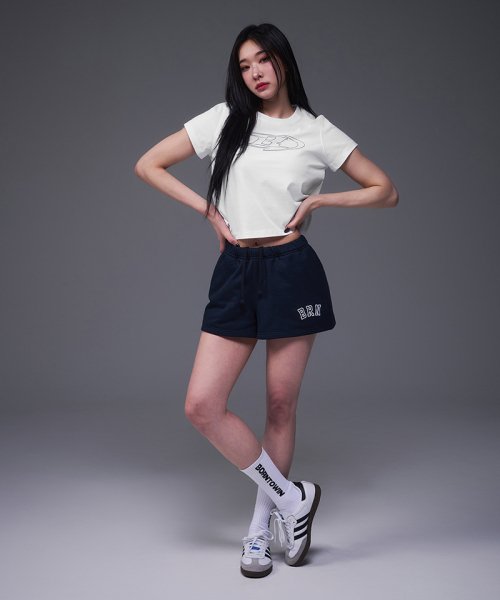 BORN TO WIN（ボーントゥウィン）の「W STITCH LOGO REGULAR FIT T-SHIRTS [WHITE]（Tシャツ/カットソー・レディース・その他・1/2/3）」の3枚目の写真
