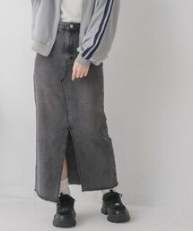 RETRO GIRL | フリンジデニムSK(デニムスカート)