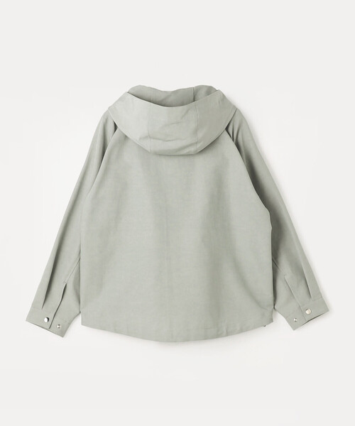 COMME CA Wardrobe（コムサワードローブ）の「キュプラ綿グログラン マウンテンパーカー（パーカー・レディース・カーキ/ネイビー/ホワイト系その他・FREE）」の7枚目の写真