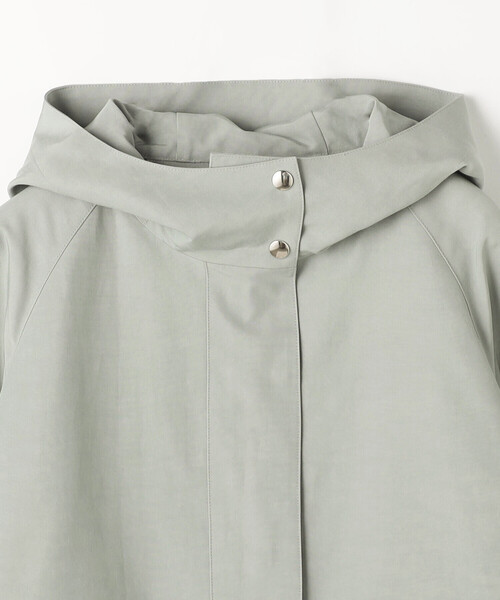 COMME CA Wardrobe（コムサワードローブ）の「キュプラ綿グログラン マウンテンパーカー（パーカー・レディース・カーキ/ネイビー/ホワイト系その他・FREE）」の8枚目の写真