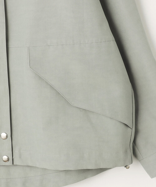 COMME CA Wardrobe（コムサワードローブ）の「キュプラ綿グログラン マウンテンパーカー（パーカー・レディース・カーキ/ネイビー/ホワイト系その他・FREE）」の11枚目の写真