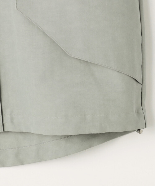 COMME CA Wardrobe（コムサワードローブ）の「キュプラ綿グログラン マウンテンパーカー（パーカー・レディース・カーキ/ネイビー/ホワイト系その他・FREE）」の12枚目の写真