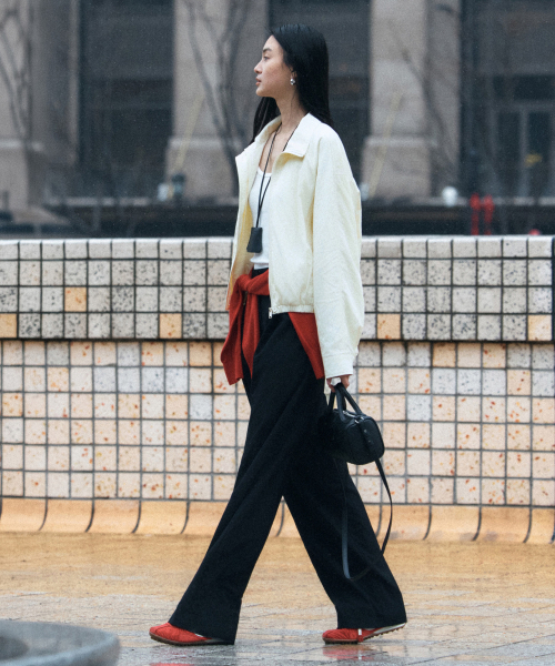 SIYAZU(シヤジュ)の「SIOT4191 ハイネックシャーリングブルゾン_Cream(ブルゾン・レディース・Cream・ONE)」の3枚目の写真