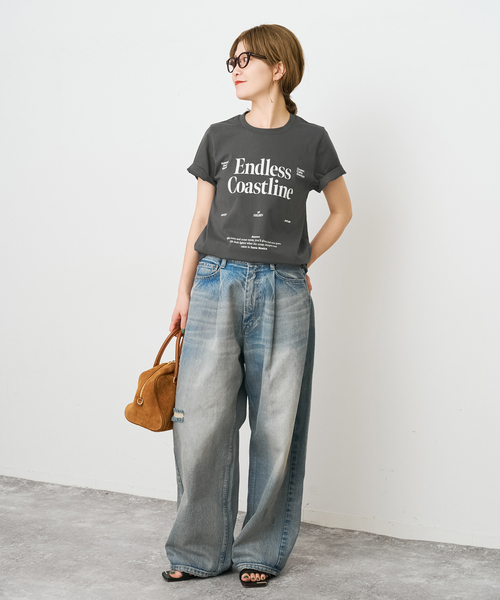Spick & Span(スピックアンドスパン)の「コンパクトロゴTシャツ(Tシャツ/カットソー・レディース・その他1/その他4/マルチ・FREE)」の4枚目の写真