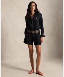 POLO RALPH LAUREN | プリーテッド コットン ショートパンツ(その他パンツ)