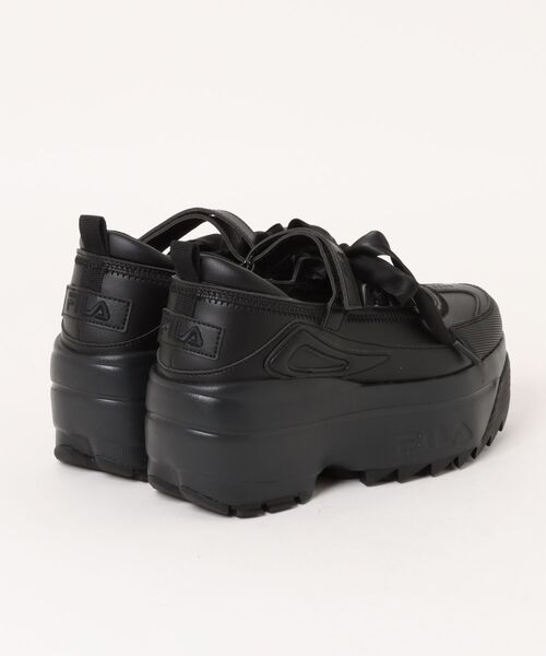 FILA(フィラ)の「FILA フィラ 厚底スニーカー DISRUPTOR WEDGE BALLET ディスラプター ウェッジ バレエ FM0101978014/FM0101978100/FM0102097015(スニーカー・レディース・ブラック/ブラック系その他/ホワイト・23.0cm/23.5cm/24.0cm/24.5cm/25.0cm)」の22枚目の写真
