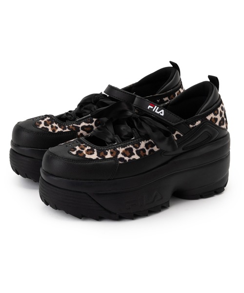 FILA(フィラ)の「FILA フィラ 厚底スニーカー DISRUPTOR WEDGE BALLET ディスラプター ウェッジ バレエ FM0101978014/FM0101978100/FM0102097015(スニーカー・レディース・ブラック/ブラック系その他/ホワイト・23.0cm/23.5cm/24.0cm/24.5cm/25.0cm)」の3枚目の写真