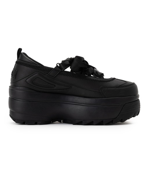 FILA(フィラ)の「FILA フィラ 厚底スニーカー DISRUPTOR WEDGE BALLET ディスラプター ウェッジ バレエ FM0101978014/FM0101978100/FM0102097015(スニーカー・レディース・ブラック/ブラック系その他/ホワイト・23.0cm/23.5cm/24.0cm/24.5cm/25.0cm)」の17枚目の写真