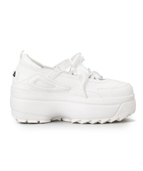 FILA(フィラ)の「FILA フィラ 厚底スニーカー DISRUPTOR WEDGE BALLET ディスラプター ウェッジ バレエ FM0101978014/FM0101978100/FM0102097015(スニーカー・レディース・ブラック/ブラック系その他/ホワイト・23.0cm/23.5cm/24.0cm/24.5cm/25.0cm)」の11枚目の写真