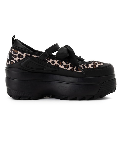 FILA(フィラ)の「FILA フィラ 厚底スニーカー DISRUPTOR WEDGE BALLET ディスラプター ウェッジ バレエ FM0101978014/FM0101978100/FM0102097015(スニーカー・レディース・ブラック/ブラック系その他/ホワイト・23.0cm/23.5cm/24.0cm/24.5cm/25.0cm)」の5枚目の写真