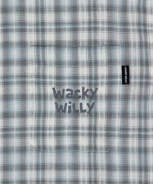 Wacky WiLLy(ワッキーウィリー)の「ビッグチェック半袖シャツブルー(シャツ/ブラウス・レディース・その他・SMALL/MEDIUM/LARGE/X-LARGE)」の5枚目の写真