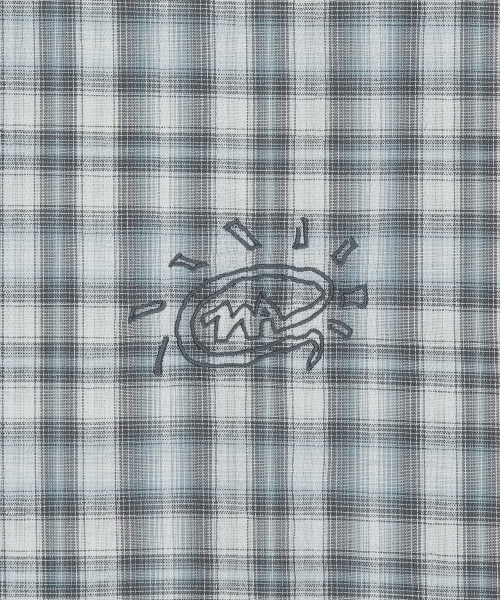 Wacky WiLLy(ワッキーウィリー)の「ビッグチェック半袖シャツブルー(シャツ/ブラウス・レディース・その他・SMALL/MEDIUM/LARGE/X-LARGE)」の7枚目の写真