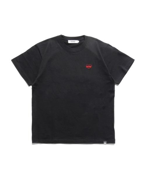 BGL(ビージーエル)の「RETRO HEART TEE / ハートロゴ / パフプリント / 3Dプリント / 発泡プリント 半袖Tシャツ(Tシャツ/カットソー・レディース・ブラック/パープル/ホワイト・L/M/S)」の14枚目の写真