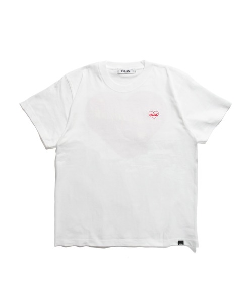 BGL(ビージーエル)の「RETRO HEART TEE / ハートロゴ / パフプリント / 3Dプリント / 発泡プリント 半袖Tシャツ(Tシャツ/カットソー・レディース・ブラック/パープル/ホワイト・L/M/S)」の20枚目の写真