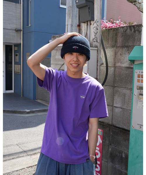 BGL(ビージーエル)の「RETRO HEART TEE / ハートロゴ / パフプリント / 3Dプリント / 発泡プリント 半袖Tシャツ(Tシャツ/カットソー・レディース・ブラック/パープル/ホワイト・L/M/S)」の11枚目の写真