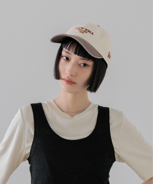 LOWRYS FARM(ローリーズファーム)の「【NEWERA】ローリーズファーム別注企画 2TONE CAPNE 26 653954(キャップ・レディース・ブルー/ブラウン・FREE)」の2枚目の写真