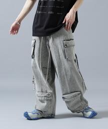 WEB&DEPOT限定】DankeSchon/ダンケシェーン/DENIM W-POCKET CARGO