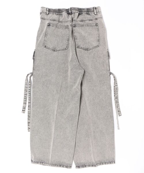 DANKE SCHON（ダンケシェーン）の「【WEB&DEPOT限定】DankeSchon/ダンケシェーン/MULTI POCKET DENIM CARGO PANTS（デニムパンツ・メンズ・ブラック/グレー/ホワイト・M/S/L）」の4枚目の写真