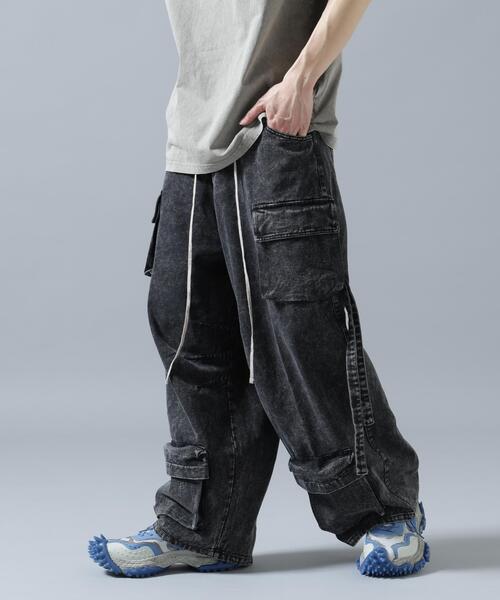 DANKE SCHON(ダンケシェーン)の「【WEB&DEPOT限定】DankeSchon/ダンケシェーン/MULTI POCKET DENIM CARGO PANTS(デニムパンツ・メンズ・ブラック/グレー/ホワイト・M/S/L)」の11枚目の写真