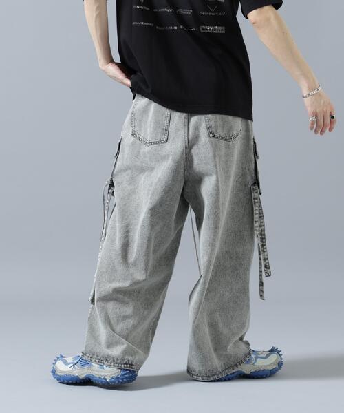 DANKE SCHON(ダンケシェーン)の「【WEB&DEPOT限定】DankeSchon/ダンケシェーン/MULTI POCKET DENIM CARGO PANTS(デニムパンツ・メンズ・ブラック/グレー/ホワイト・M/S/L)」の14枚目の写真