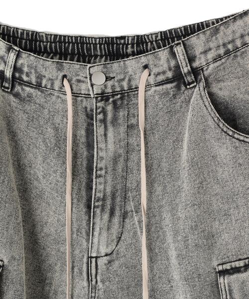 DANKE SCHON(ダンケシェーン)の「【WEB&DEPOT限定】DankeSchon/ダンケシェーン/MULTI POCKET DENIM CARGO PANTS(デニムパンツ・メンズ・ブラック/グレー/ホワイト・M/S/L)」の20枚目の写真