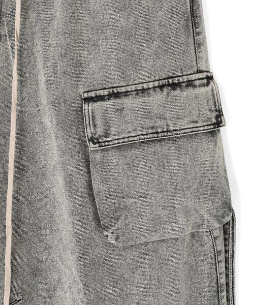 DANKE SCHON(ダンケシェーン)の「【WEB&DEPOT限定】DankeSchon/ダンケシェーン/MULTI POCKET DENIM CARGO PANTS(デニムパンツ・メンズ・ブラック/グレー/ホワイト・M/S/L)」の22枚目の写真