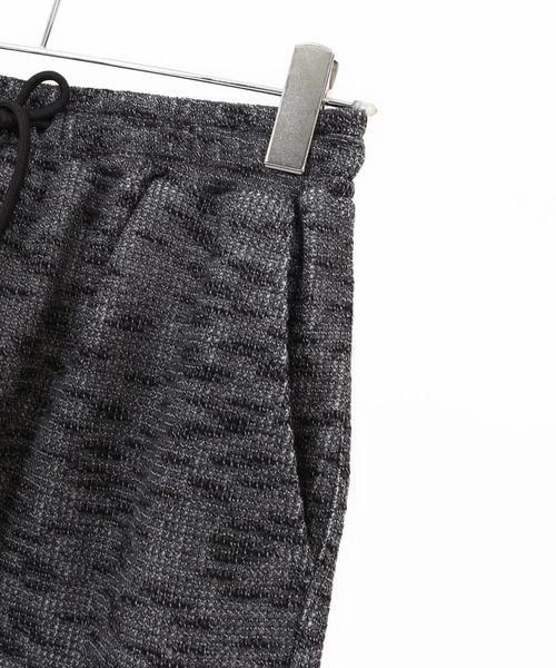 ANGENEHM(アンゲネーム)の「mp14889- Jacquard Cutsew Relax Shorts ショートパンツ(AG06-007scg)(その他パンツ・メンズ・ブラック/ライトグレー・L/M/S)」の21枚目の写真