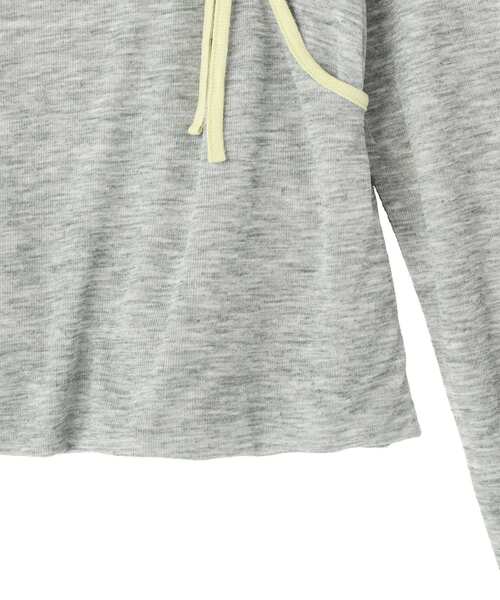CRAFT STANDARD BOUTIQUE(クラフトスタンダードブティック)の「パイピングレイヤードバルーンプルオーバー(Tシャツ/カットソー・レディース・杢グレー/オフホワイト・FREE)」の19枚目の写真